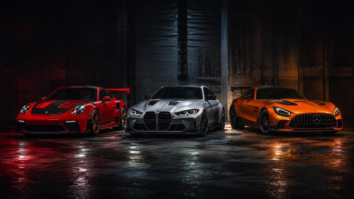 Porsche 911 GT3 RS vs BMW M4 CSL vs Mercedes-AMG GT Black Series